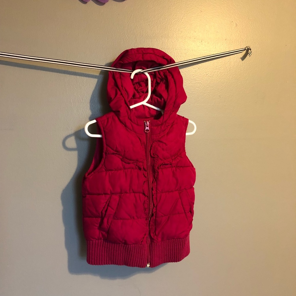 Girls 3T pink puffer vest